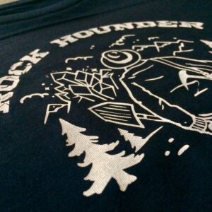 Création du logo et sérigraphie pour un club de gemmologie en Ontario (Canada)